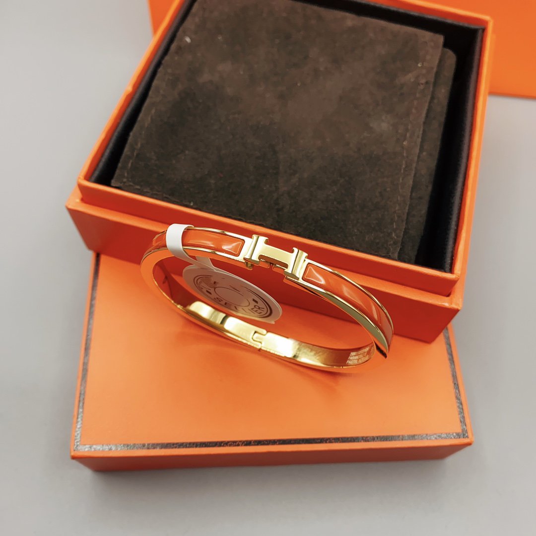 [BloomBling]CLASSIC HM CLIC RED 8MM ENAMEL BRACELET