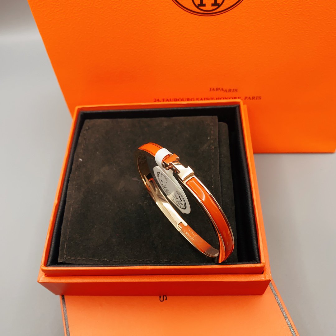 [BloomBling]CLASSIC HM CLIC RED 8MM ENAMEL BRACELET