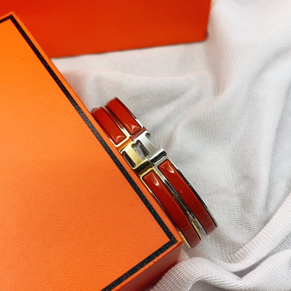 [BloomBling]CLASSIC HM CLIC RED 8MM ENAMEL BRACELET