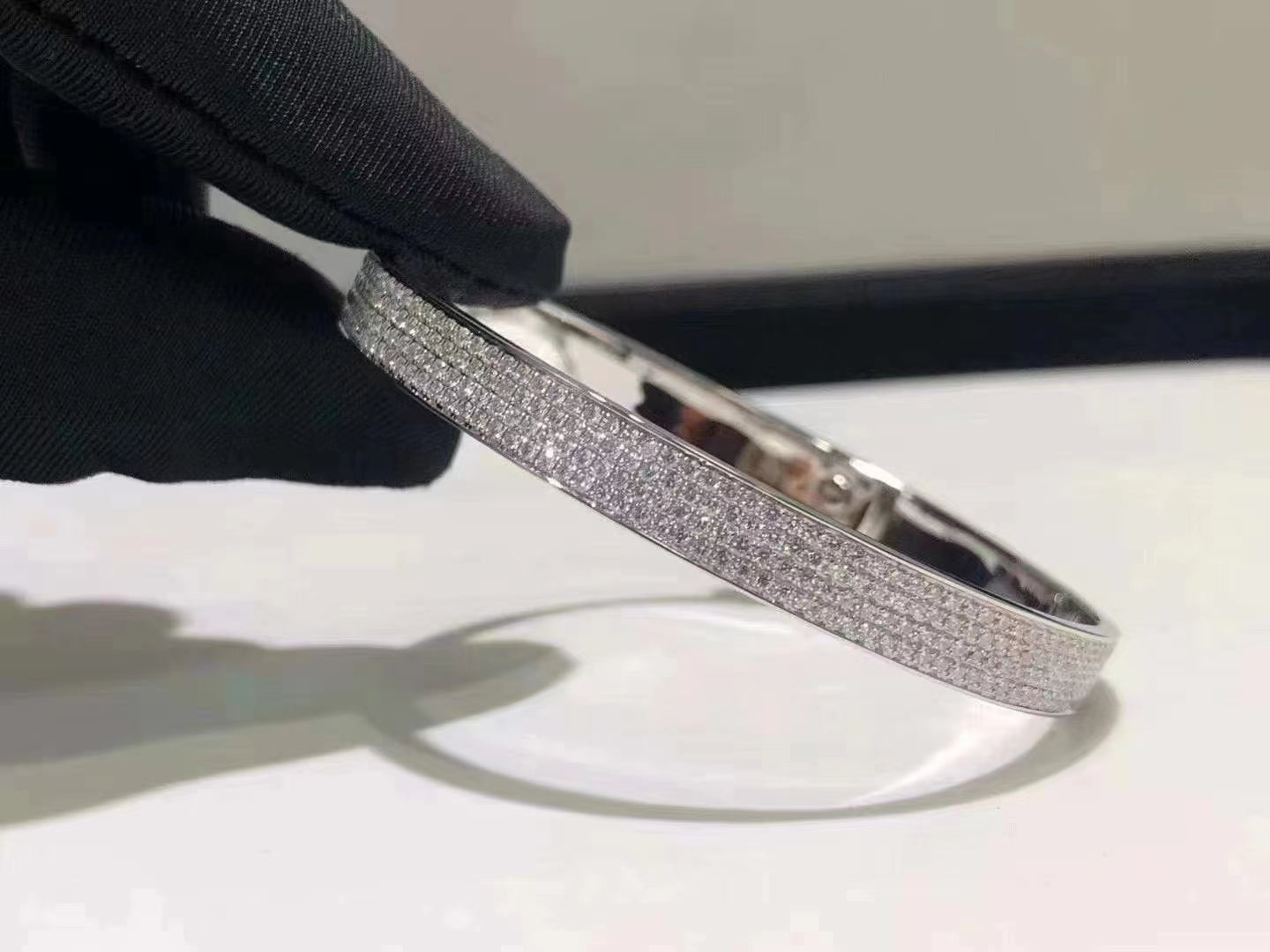 [BloomBling]HM KELLY BRACELET IN SILVER AND FULL PAVE DIAMOND