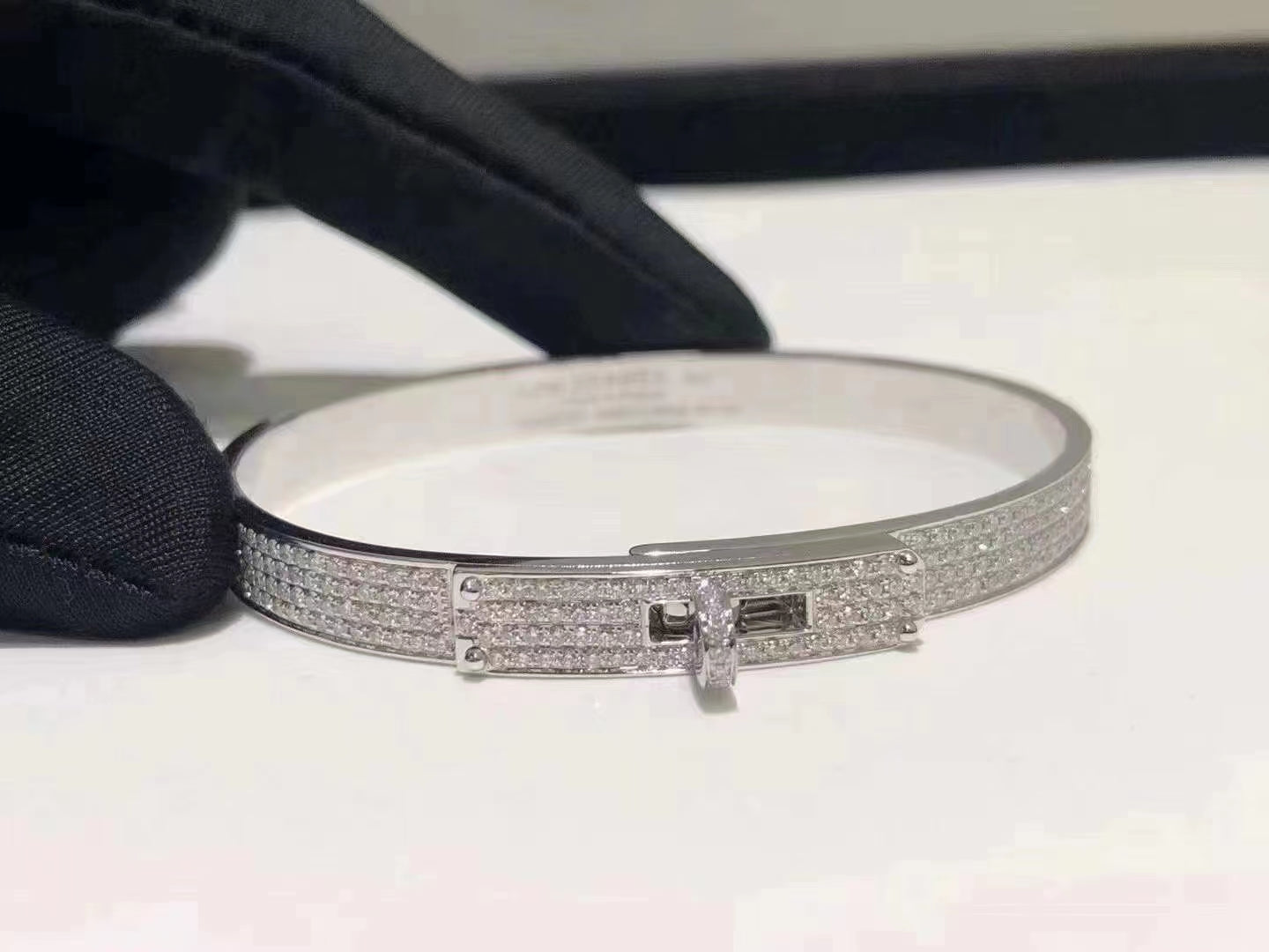 [BloomBling]HM KELLY BRACELET IN SILVER AND FULL PAVE DIAMOND