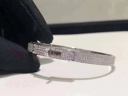 [BloomBling]HM KELLY BRACELET IN SILVER AND FULL PAVE DIAMOND