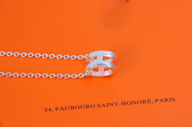 [BloomBling]HM NECKLACE H LETTER OVAL SERIES