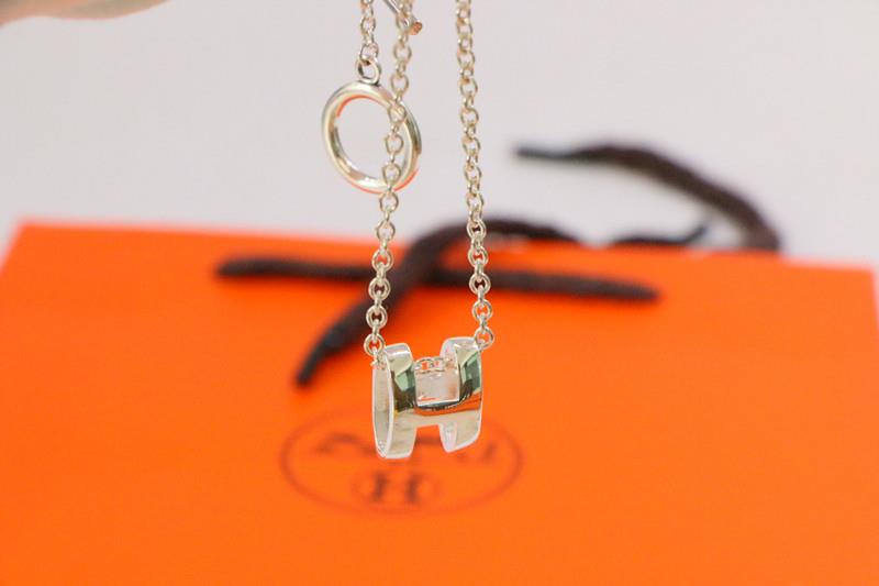 [BloomBling]HM NECKLACE H LETTER OVAL SERIES
