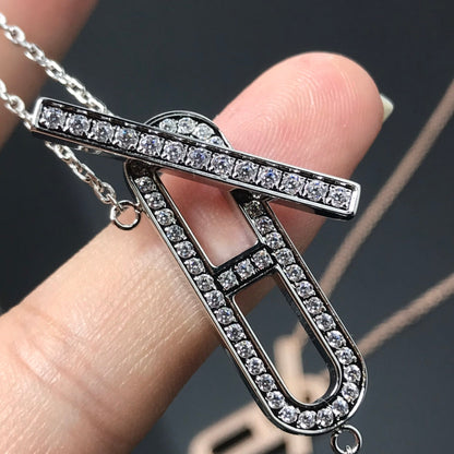 [BloomBling]HM NECKLACE PLATINUM ROSE GOLD DIAMOND