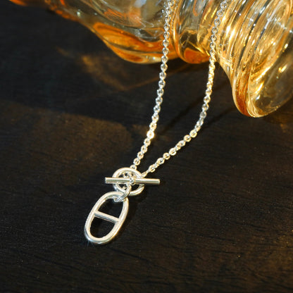 [BloomBling]HM CHAINE D'ANCRE PENDANT NECKLACE STERLING SILVER