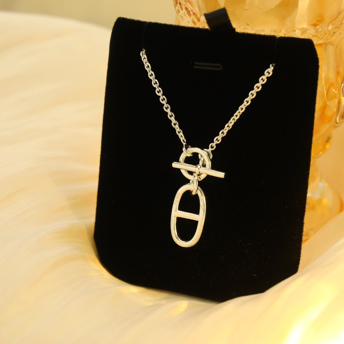 [BloomBling]HM CHAINE D'ANCRE PENDANT NECKLACE STERLING SILVER
