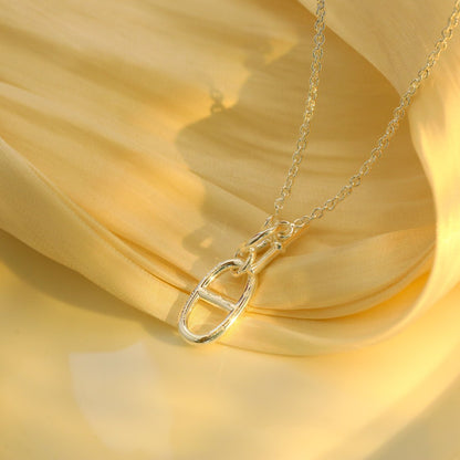 [BloomBling]HM CHAINE D'ANCRE PENDANT NECKLACE STERLING SILVER