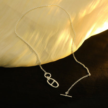 [BloomBling]HM CHAINE D'ANCRE PENDANT NECKLACE STERLING SILVER