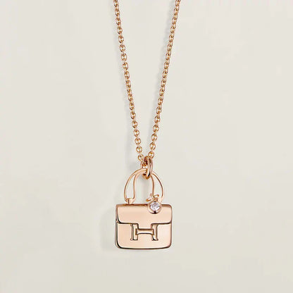 [BloomBling]AMULETTE PEDANT ROSE GOLD NECKLACE