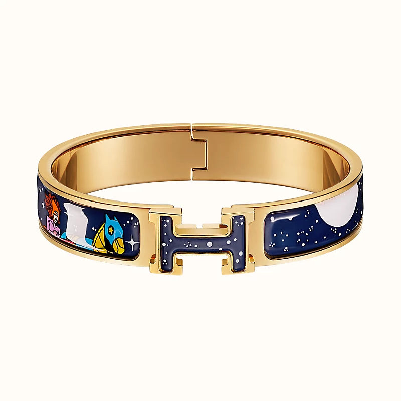 [BloomBling]H STAR AND MOON BRACELET 12MM