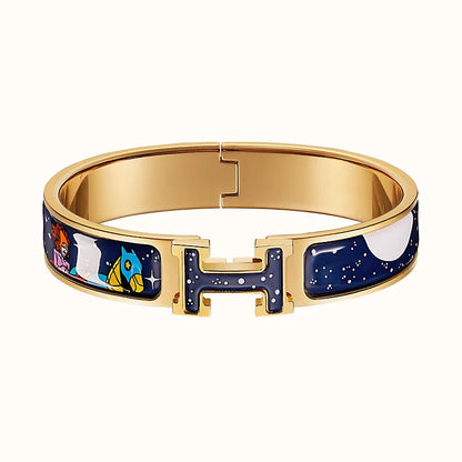 [BloomBling]H STAR AND MOON BRACELET 12MM