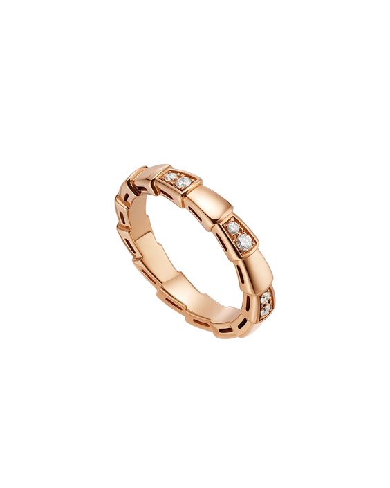[BloomBling]SERPENTI RING PINK GOLD  3MM