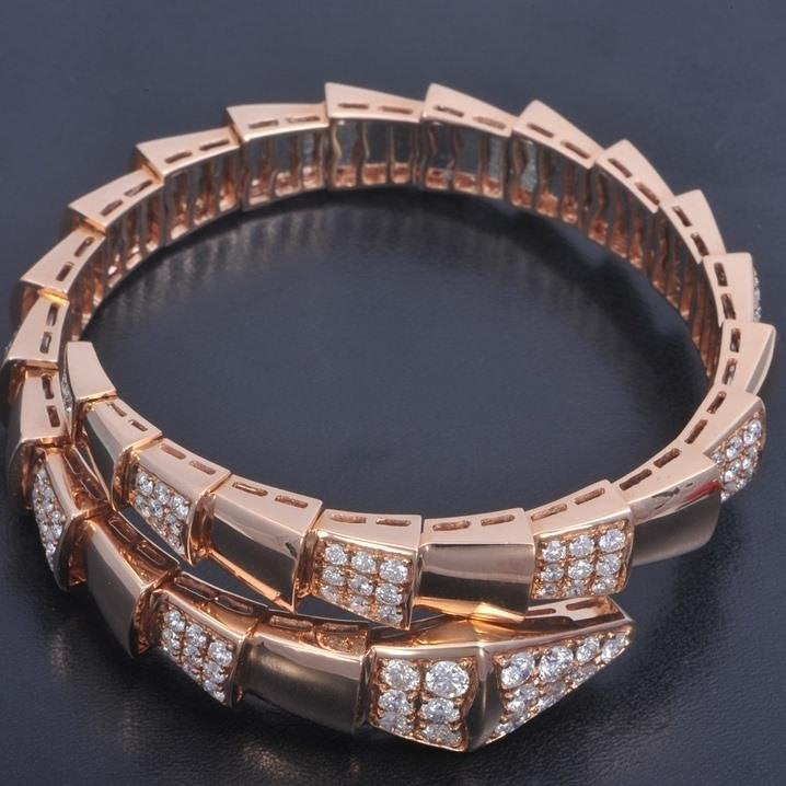 [BloomBling]SERPENTI BRACELET PINK GOLD DIAMOND