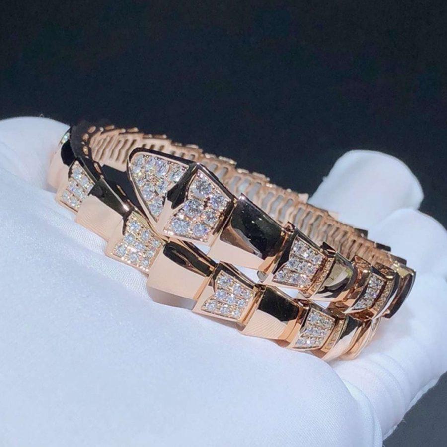 [BloomBling]SERPENTI BRACELET PINK GOLD DIAMOND