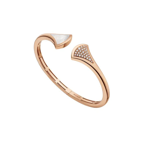 [BloomBling]DREAM BRACELET OPEN PINK GOLD MOP DIAMOND