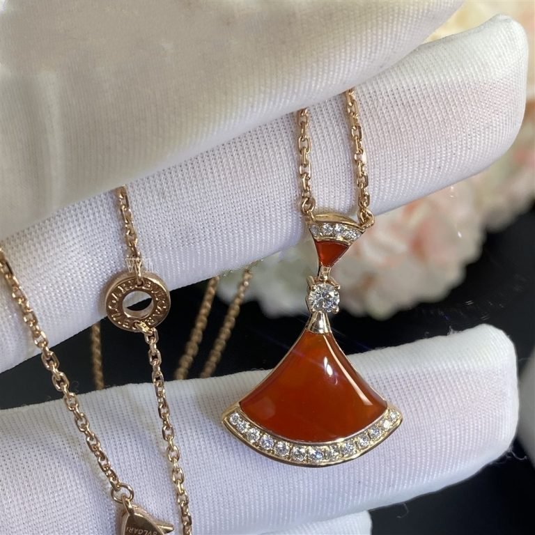 [BloomBling]DREAM NECKLACE CARNELIAN DIAMOND