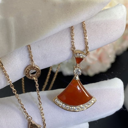 [BloomBling]DREAM NECKLACE CARNELIAN DIAMOND