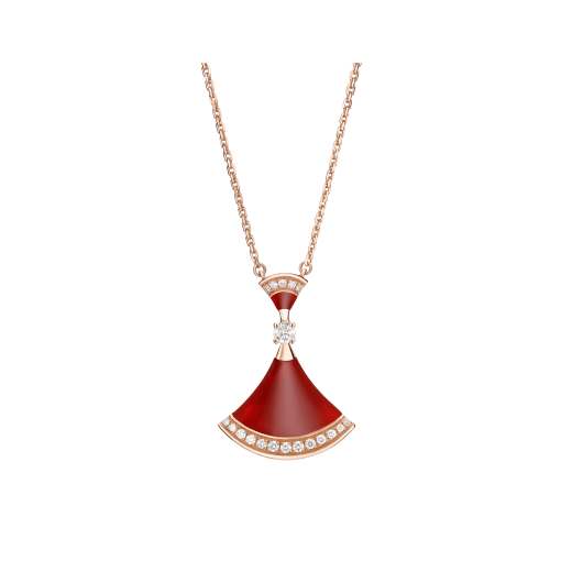[BloomBling]DREAM NECKLACE CARNELIAN DIAMOND