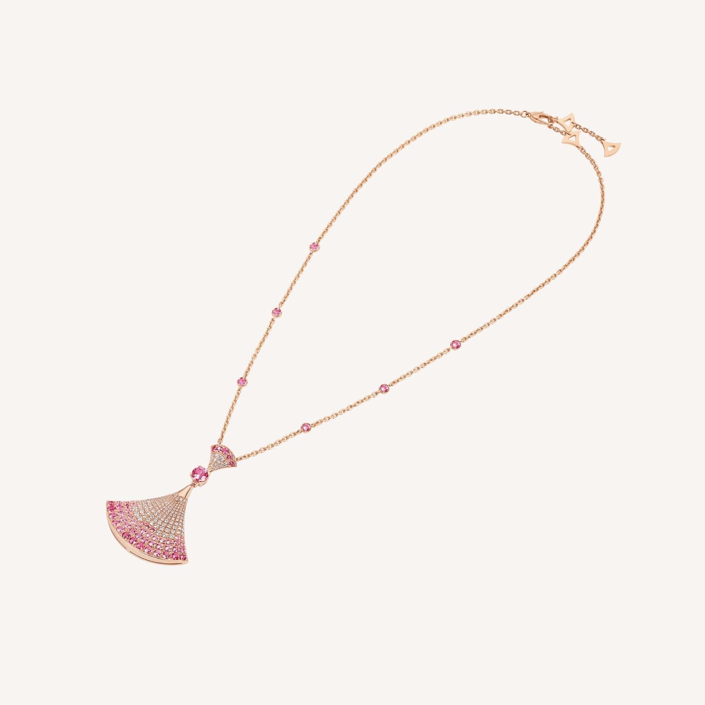 [BloomBling]DREAM NECKLACK DIAMOND PINK GOLD
