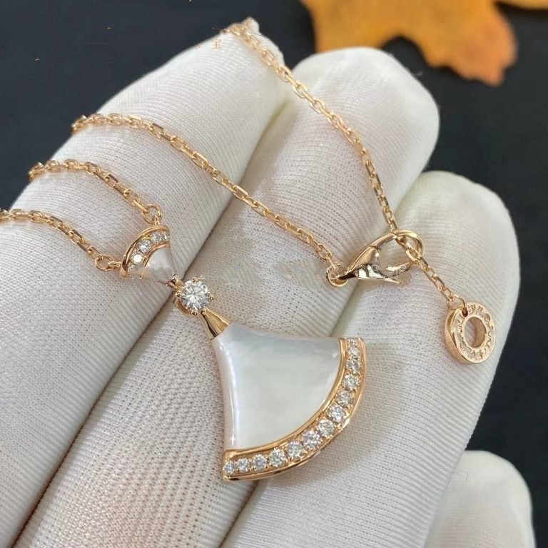 [BloomBling]DREAM NECKLACE MOP PINK GOLD DIAMOND
