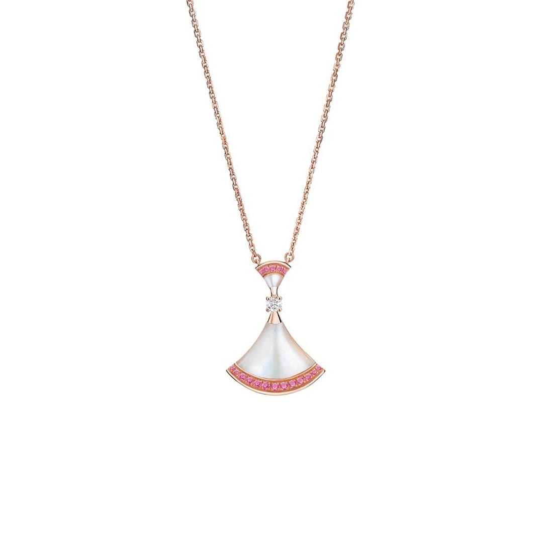 [BloomBling]DREAM NECKLACE MOP PINK DIAMOND