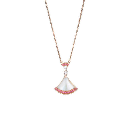 [BloomBling]DREAM NECKLACE MOP PINK DIAMOND