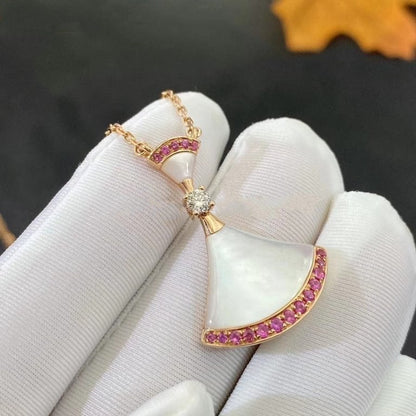 [BloomBling]DREAM NECKLACE MOP PINK DIAMOND