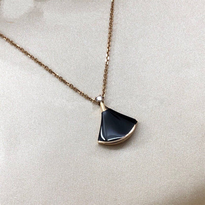 [BloomBling]DREAM NECKLACE ONYX 1 DIAMOND