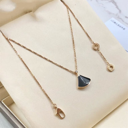 [BloomBling]DREAM NECKLACE ONYX 1 DIAMOND