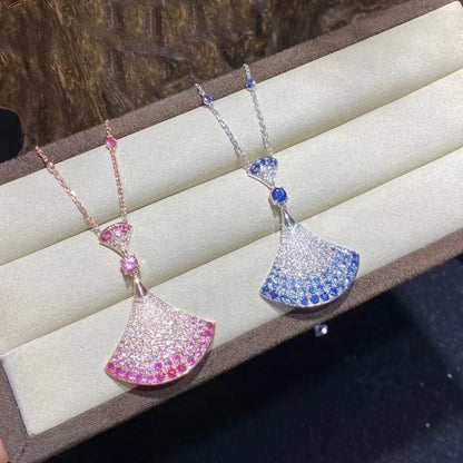[BloomBling]DREAM NECKLACE AGATE SILVER DIAMOND
