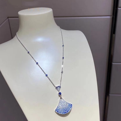 [BloomBling]DREAM NECKLACE AGATE SILVER DIAMOND