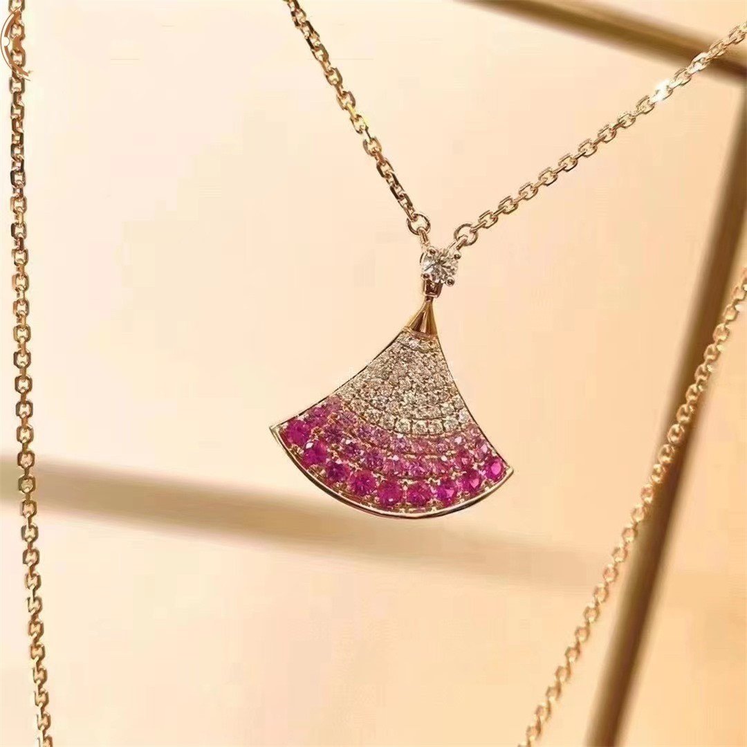 [BloomBling]DREAM NECKLACE PINK GOLD PINK DIAMOND