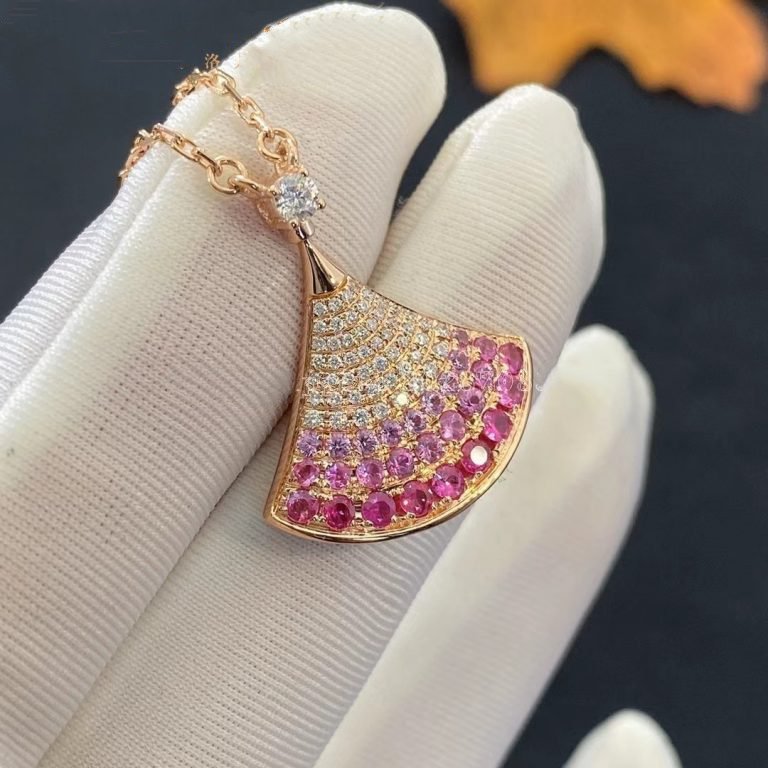 [BloomBling]DREAM NECKLACE PINK GOLD PINK DIAMOND