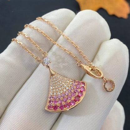 [BloomBling]DREAM NECKLACE PINK GOLD PINK DIAMOND