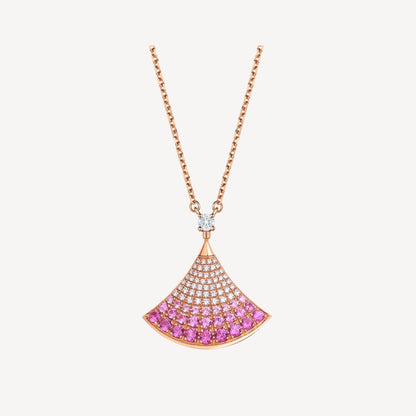 [BloomBling]DREAM NECKLACE PINK GOLD PINK DIAMOND