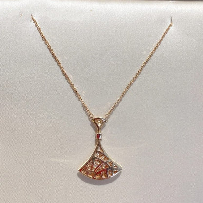 [BloomBling]DREAM NECKLACE PINK GOLD FULL DIAMOND