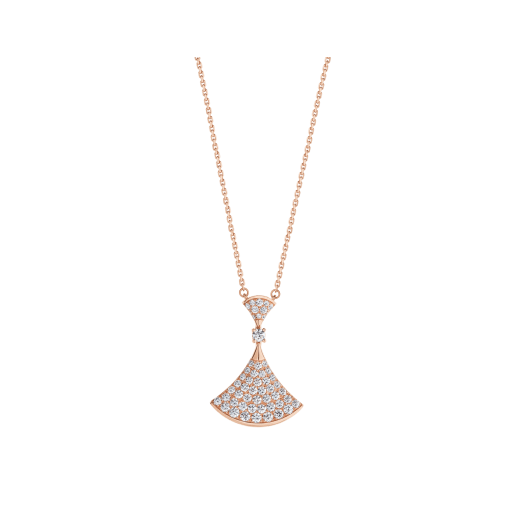 [BloomBling]DREAM NECKLACE PINK GOLD FULL DIAMOND