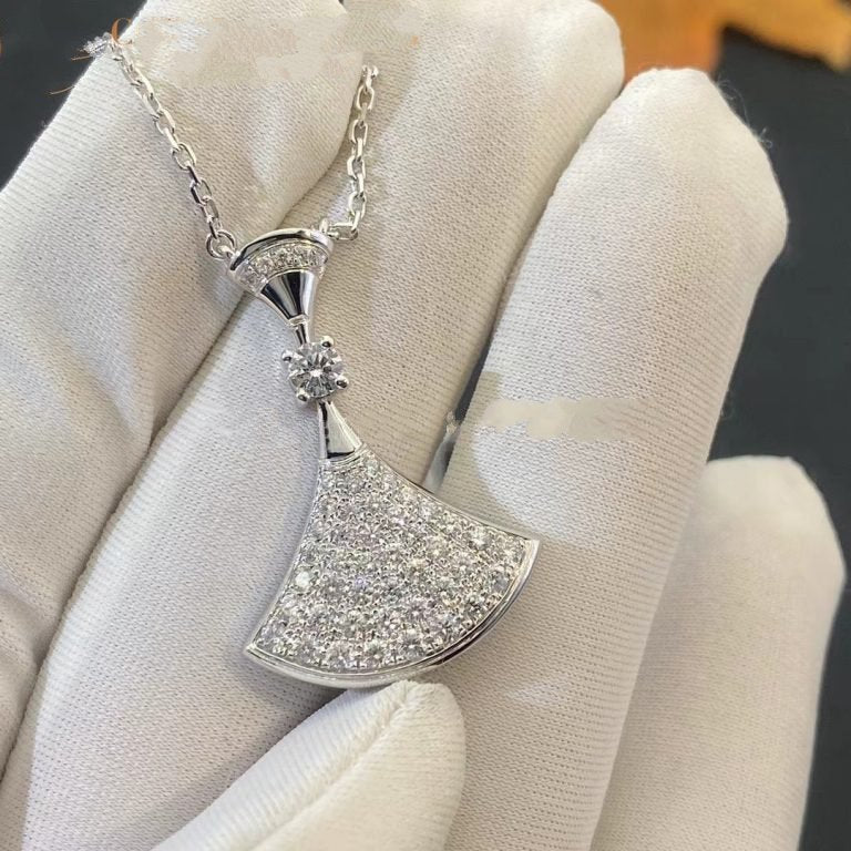 [BloomBling]DREAM NECKLACE SILVER FULL DIAMOND