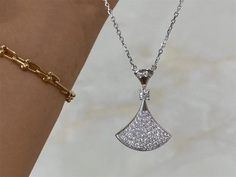 [BloomBling]DREAM NECKLACE SILVER FULL DIAMOND