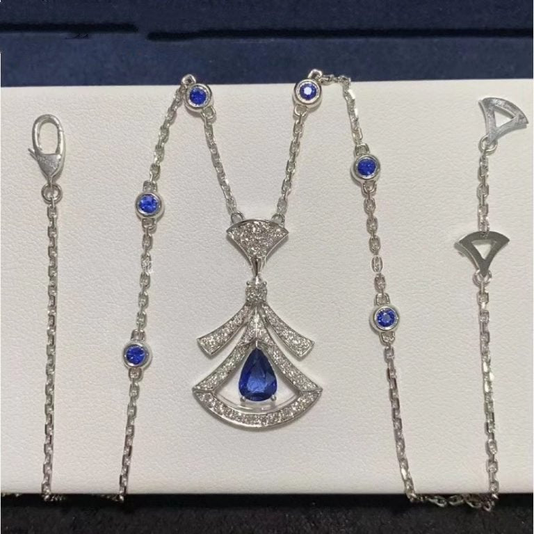 [BloomBling]DREAM NECKLACE AGATE DIAMOND SILVER