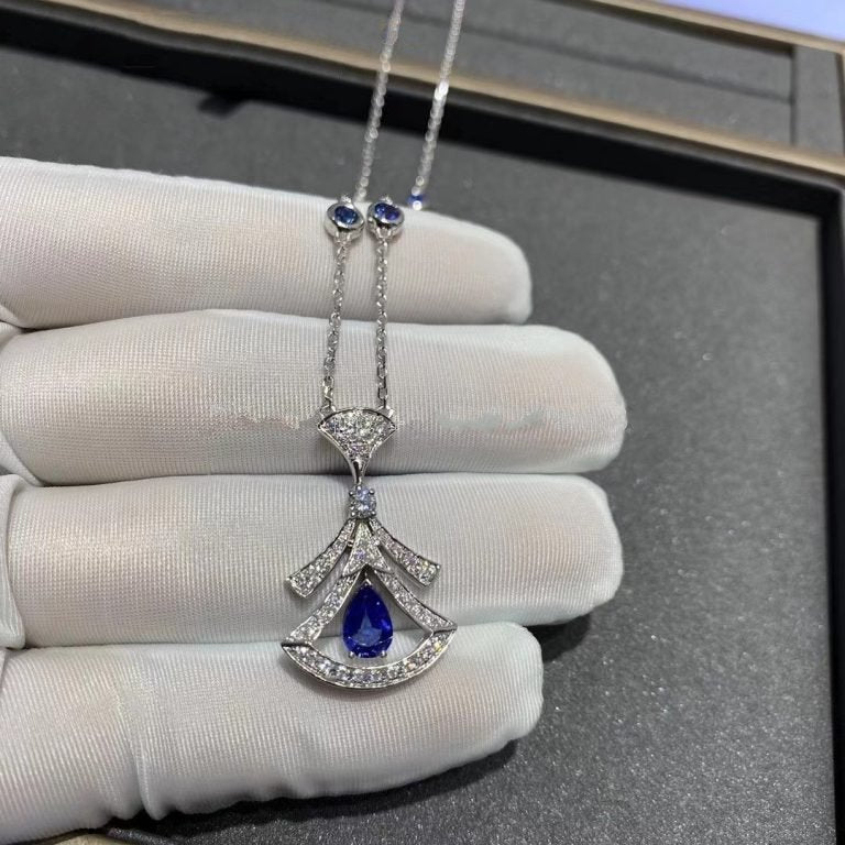 [BloomBling]DREAM NECKLACE AGATE DIAMOND SILVER