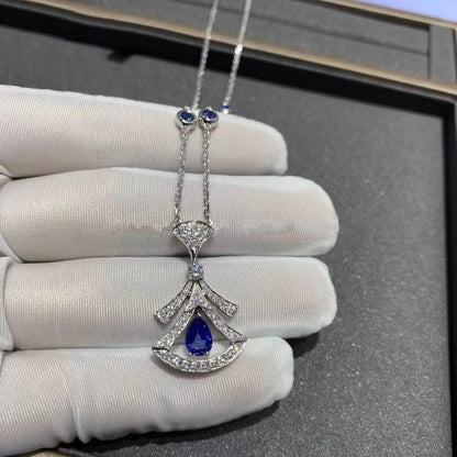 [BloomBling]DREAM NECKLACE AGATE DIAMOND SILVER