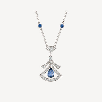 [BloomBling]DREAM NECKLACE AGATE DIAMOND SILVER