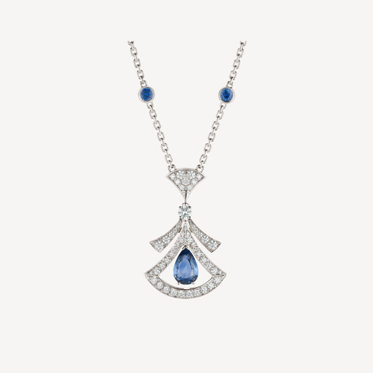 [BloomBling]DREAM NECKLACE AGATE DIAMOND SILVER