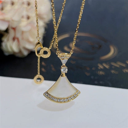 [BloomBling]DREAM NECKLACE MOP GOLD DIAMOND