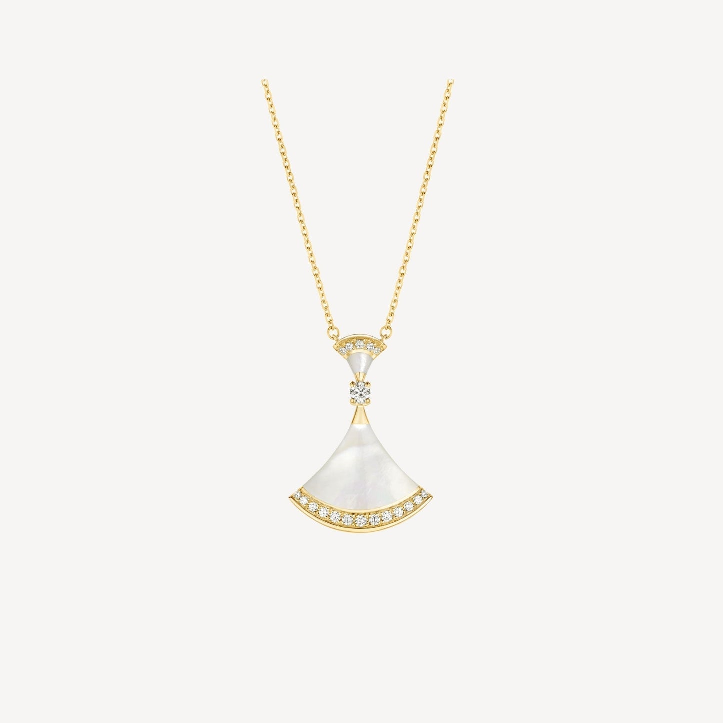 [BloomBling]DREAM NECKLACE MOP GOLD DIAMOND
