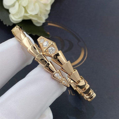 [BloomBling]SERPENTI BRACELET DIAMONDS PINK GOLD