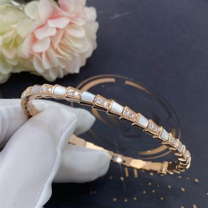 [BloomBling]SERPENTI BRACELET PINK GOLD MOP DIAMOND