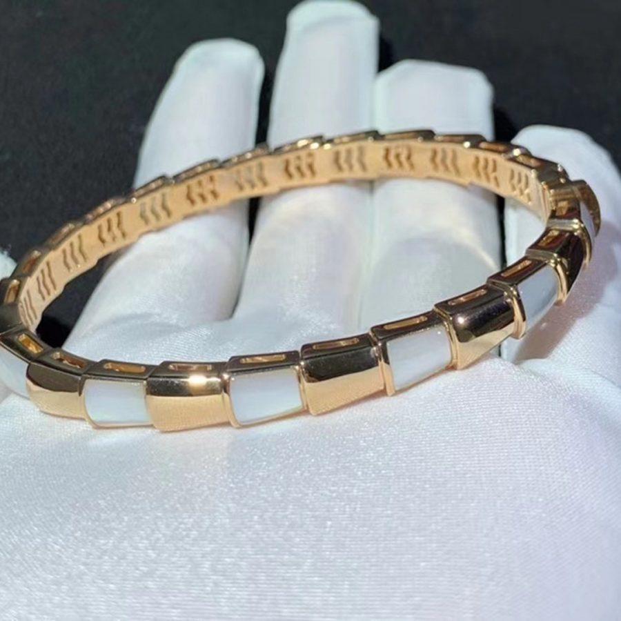 [BloomBling]SERPENTI BRACELET PINK GOLD MOP